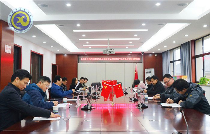 合肥七中黨建標(biāo)準(zhǔn)化建設(shè)迎接考核驗收(圖1)